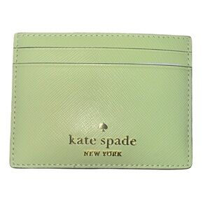 ♠️NWT♠️ Retail: $89 Kate Spade Madison Saffiano leather Light Green Card Holder